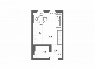 Продажа квартиры студии, 20.7 м2, деревня Новое Девяткино