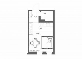Продам квартиру студию, 22.5 м2, деревня Новое Девяткино