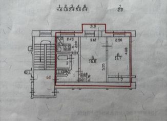 Продам 2-ком. квартиру, 43.9 м2, Кронштадт, улица Восстания, 26
