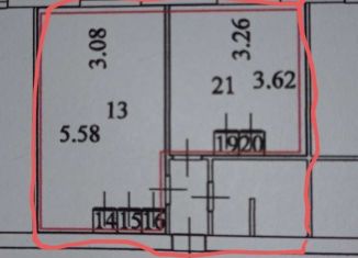 Продам комнату, 29 м2, Курская область, улица Гагарина, 1