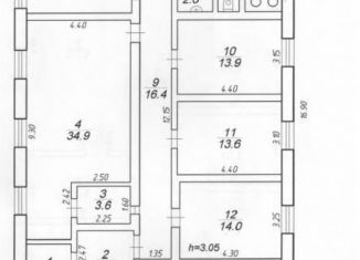 4-комнатная квартира на продажу, 210 м2, Зубцов, Луговая улица, 10/3