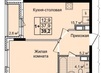 Продается однокомнатная квартира, 38.9 м2, Нижний Новгород, ЖК Дома на Культуре