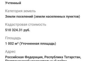 Продажа земельного участка, 10 сот., деревня Тагашево, улица Космонавтов