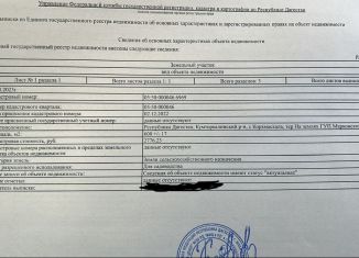 Продажа участка, 6 сот., посёлок городского типа Шамхал