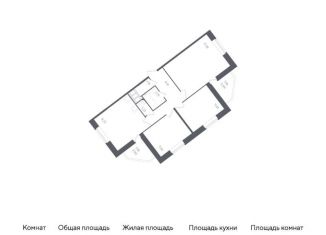 3-комнатная квартира на продажу, 79.6 м2, Санкт-Петербург, Гудиловская улица, 6к1, метро Рыбацкое