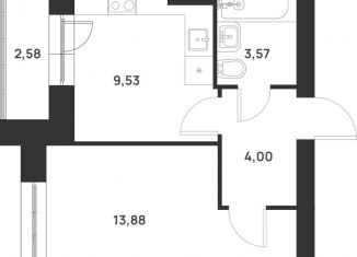 Продам 1-ком. квартиру, 33.6 м2, Тульская область