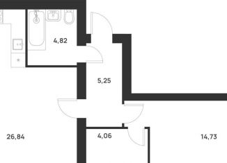 Продажа 1-комнатной квартиры, 55.7 м2, Тула, площадь Ленина