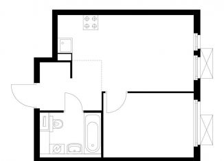 Продам 2-комнатную квартиру, 32.8 м2, Москва, ЖК Второй Нагатинский, жилой комплекс Второй Нагатинский, к1.1