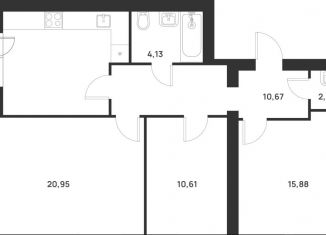 Продам 3-ком. квартиру, 80.6 м2, Тульская область