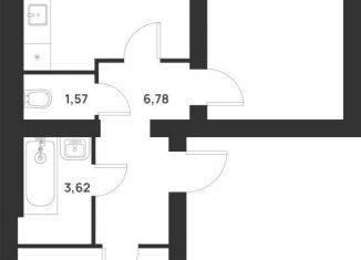 Продажа 2-комнатной квартиры, 57.6 м2, Тула