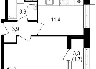 Продается однокомнатная квартира, 37.1 м2, Москва, Михалковская улица, 48с8, станция Коптево