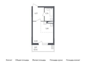 1-комнатная квартира на продажу, 31.3 м2, посёлок Жилино-1, ЖК Егорово Парк, жилой комплекс Егорово Парк, к1