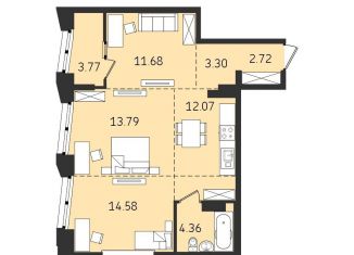 Продажа 3-комнатной квартиры, 65.9 м2, Хабаровск, Албанский переулок