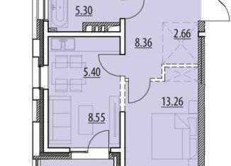 Продажа однокомнатной квартиры, 47 м2, Иркутск, ЖК Zenith, улица Мира, 32