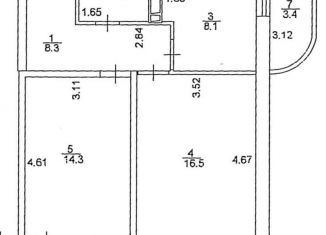 Продается двухкомнатная квартира, 56.9 м2, Ростов-на-Дону, улица Нансена, 103/1/4, ЖК Звезда Столицы