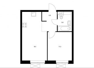 Продаю 1-комнатную квартиру, 37.8 м2, Москва, СВАО