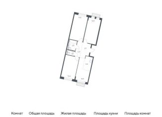 Продам 3-ком. квартиру, 80.7 м2, Московская область, микрорайон Город-событие, 60