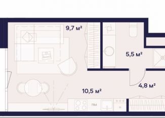 Продается квартира студия, 32.1 м2, Москва, жилой комплекс Союз, к3, район Ростокино