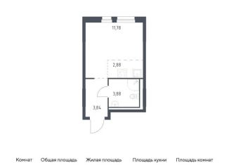 Продажа квартиры студии, 22.4 м2, деревня Новосаратовка, Невская Долина, 1.3