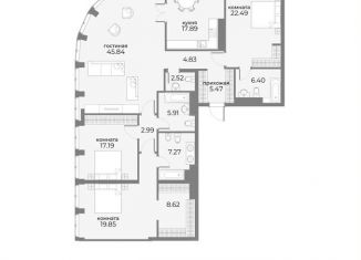 Продаю 4-комнатную квартиру, 169.4 м2, Москва, метро Баррикадная