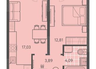 Продажа 1-ком. квартиры, 40.1 м2, Краснодарский край