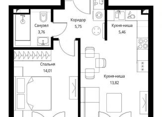 Продажа 1-ком. квартиры, 42.8 м2, Москва, метро Селигерская