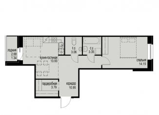 Продается 1-ком. квартира, 50.6 м2, Санкт-Петербург, проспект Энгельса, 29