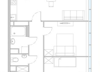 Продам 2-ком. квартиру, 54.4 м2, Зеленоград, проспект Генерала Алексеева, 17с1