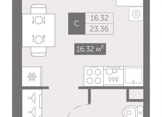 Продается квартира студия, 23.4 м2, Санкт-Петербург, метро Проспект Большевиков