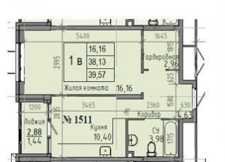 Продажа 1-комнатной квартиры, 39.6 м2, Волгоград, Родниковая улица, 66, Советский район