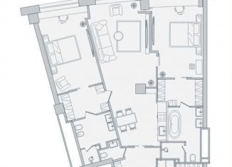 Продается 2-ком. квартира, 123.6 м2, Москва, улица Новый Арбат, улица Новый Арбат