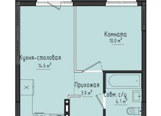 1-ком. квартира на продажу, 32.6 м2, село Первомайский, ЖК Город Оружейников, жилой комплекс Город Оружейников, 22