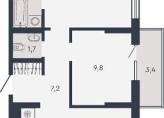 Продам 2-комнатную квартиру, 59.1 м2, Свердловская область