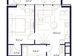 Продается 1-комнатная квартира, 49.8 м2, Москва, СВАО, жилой комплекс Союз, к3