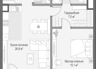 Продажа однокомнатной квартиры, 68.5 м2, Москва, ЦАО