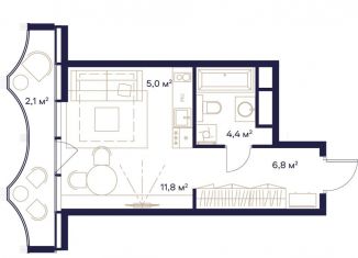 Продам квартиру студию, 30.1 м2, Москва, жилой комплекс Союз, к4, район Ростокино