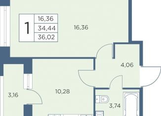 Продам 1-ком. квартиру, 36 м2, Санкт-Петербург, Большой Сампсониевский проспект, 70к3, ЖК Новый Лесснер