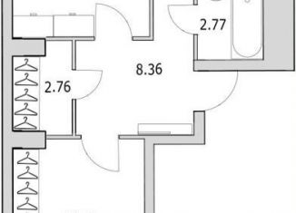 Продается двухкомнатная квартира, 64.7 м2, Санкт-Петербург, муниципальный округ № 15, улица Кустодиева, 7к1