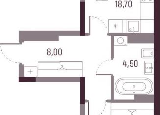 Продам 1-ком. квартиру, 46.4 м2, Екатеринбург, метро Чкаловская