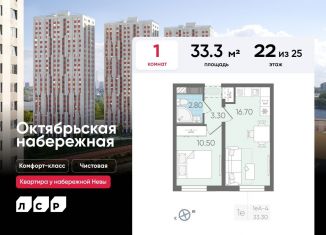 Продаю однокомнатную квартиру, 33.3 м2, Санкт-Петербург, метро Пролетарская