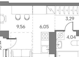 Продаю квартиру студию, 23.8 м2, Москва, метро Стахановская, Рязанский проспект, 2с27