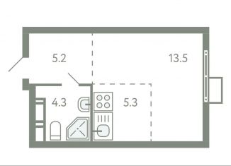 Продам квартиру студию, 28.3 м2, село Молоково, жилой комплекс Ново-Молоково, 13