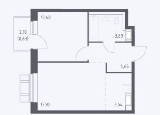 Продается двухкомнатная квартира, 37 м2, Московская область