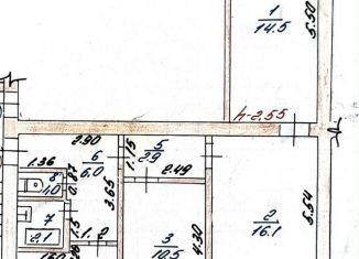 Продажа 3-ком. квартиры, 57.9 м2, Саранск, улица О. Кошевого, 16