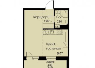 Продается квартира студия, 28.9 м2, Ленинградская область, Екатерининская улица, 23