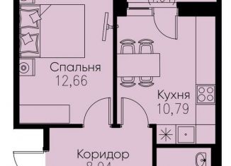 Продажа 1-комнатной квартиры, 39.7 м2, Мурино, улица Шувалова, 35