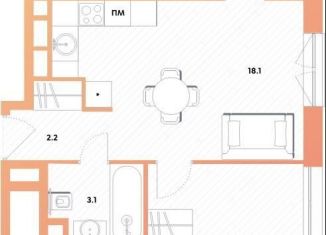 Продаю 2-ком. квартиру, 50.2 м2, Москва, метро Окская, Окская улица, 7А