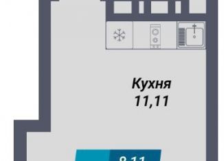 Квартира на продажу студия, 27 м2, Новосибирск, метро Берёзовая роща, микрорайон Закаменский, 20