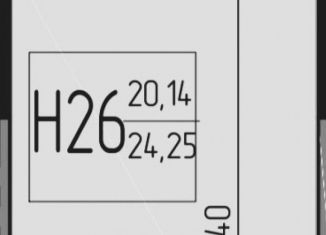 Однокомнатная квартира на продажу, 24 м2, Одинцово, улица Чистяковой, 8с2