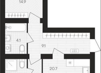 Продаю 2-комнатную квартиру, 64.5 м2, посёлок Мичуринский, Выставочная улица